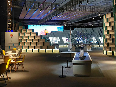 河北省第二屆園林博覽會會場內部